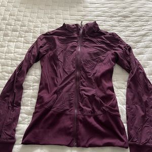 Lululemon Women's Size 8 In Flux Regal Plum Reversible Jacket Zip Up Hooded Nice